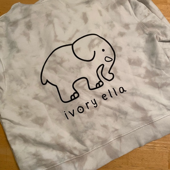 Ivory Ella sweatshirt crop - Picture 3 of 5